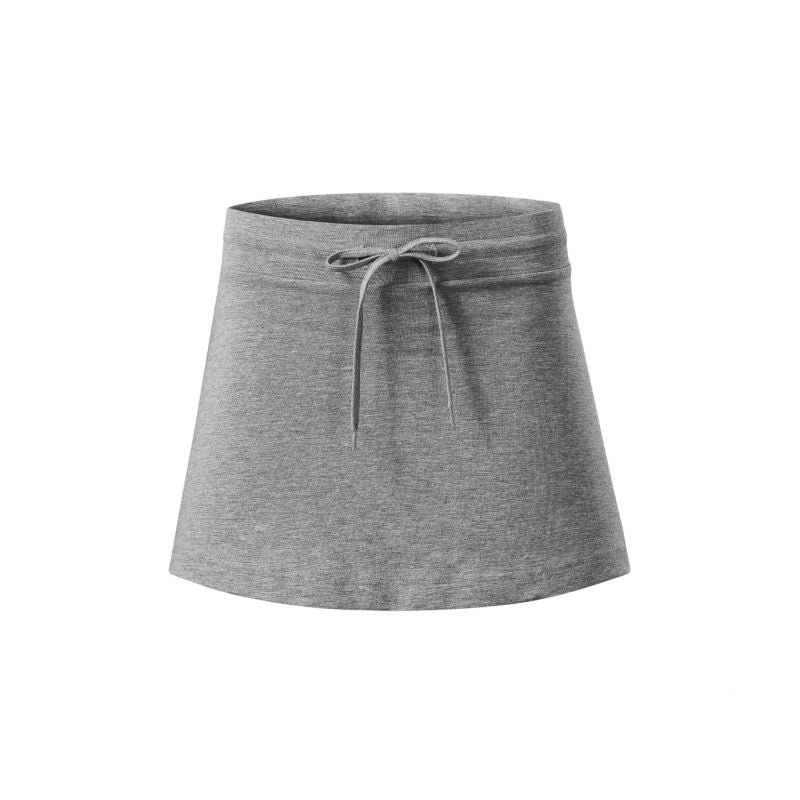 4f Two in one women's skirt (dark gray melange) női MLI-60412