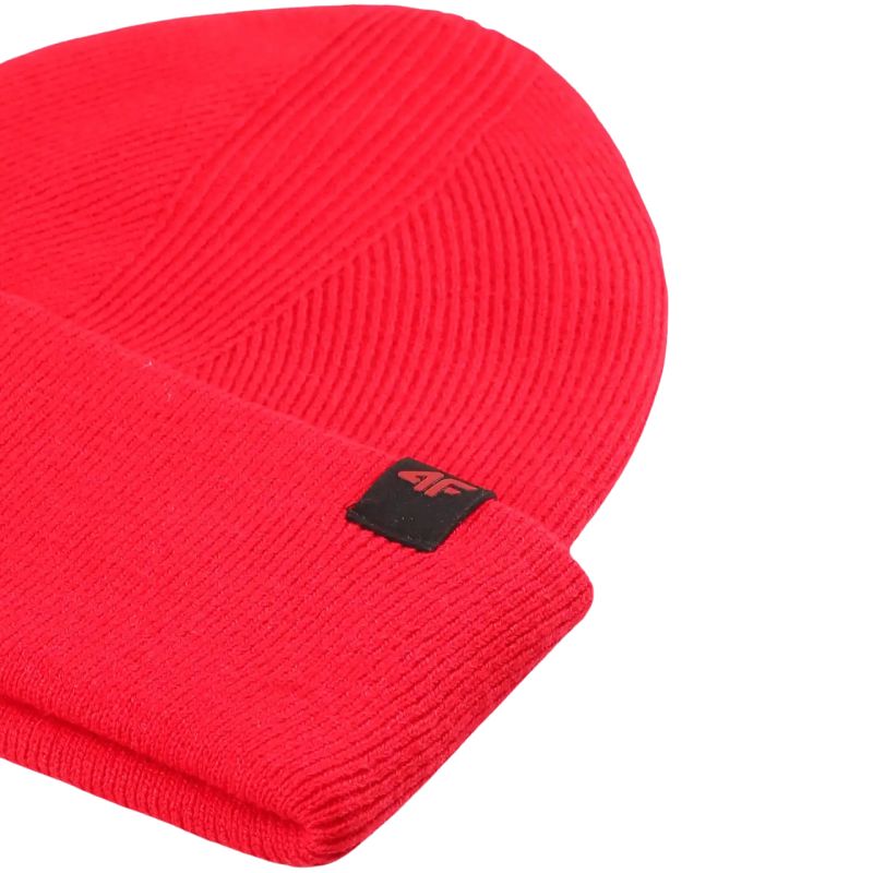 4F U556 cap 62S piros kötött sapka