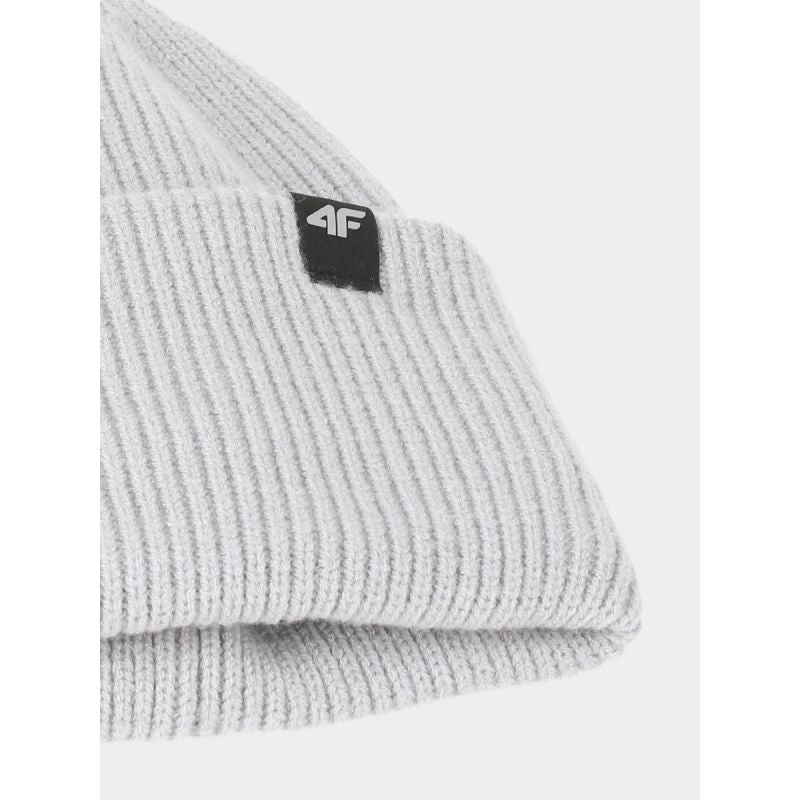 Unisex beanie hat 4F kötött sapka 4FWAW24ACAPU511-27S