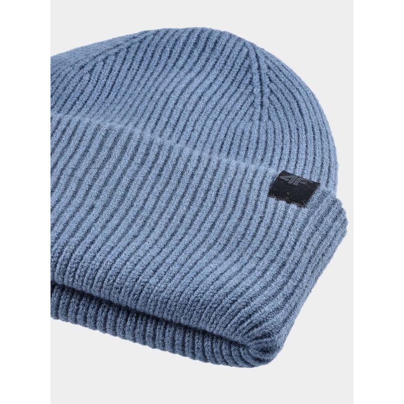 Unisex beanie hat 4F kötött sapka 4FWAW24ACAPU511-32S