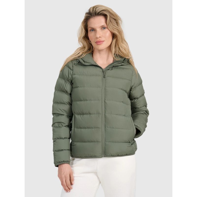 Women's down jacket with natural filling 4F női 4FRAW25TDJAF0800-43S