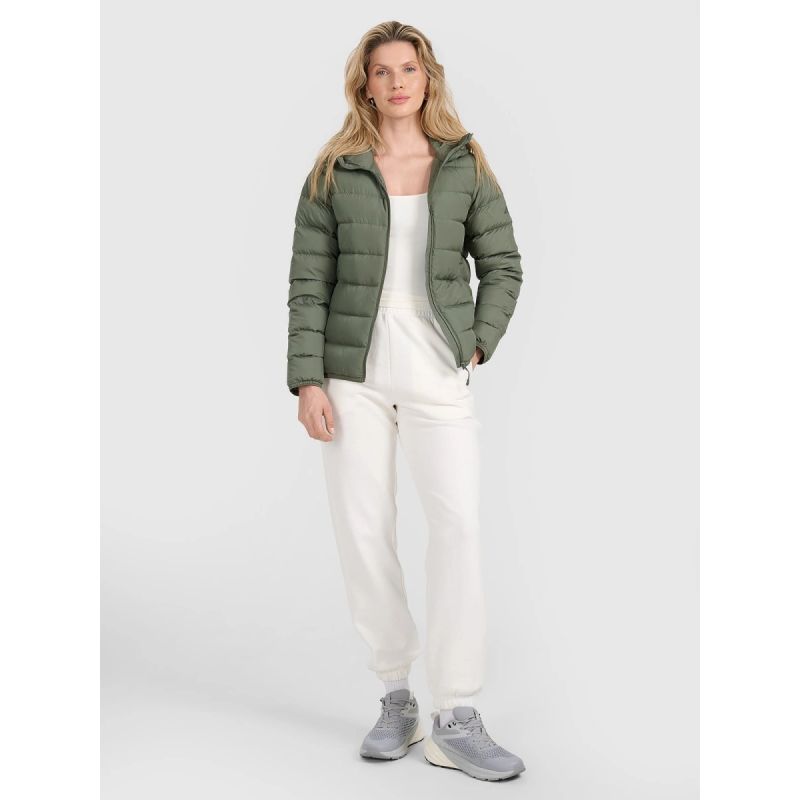 Women's down jacket with natural filling 4F női 4FRAW25TDJAF0800-43S