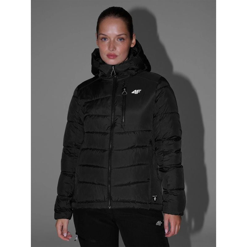 Women's down trekking with Primaloft Silver filling szürke női kabát 4FRAW25TDJAF0792-20S