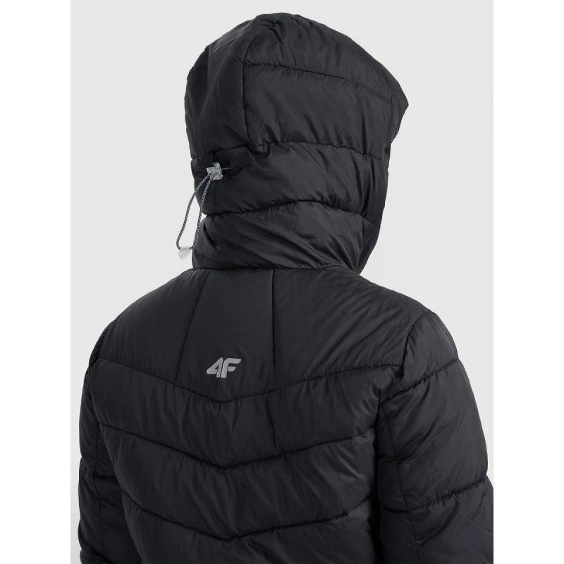 Women's down trekking with Primaloft Silver filling szürke női kabát 4FRAW25TDJAF0792-20S