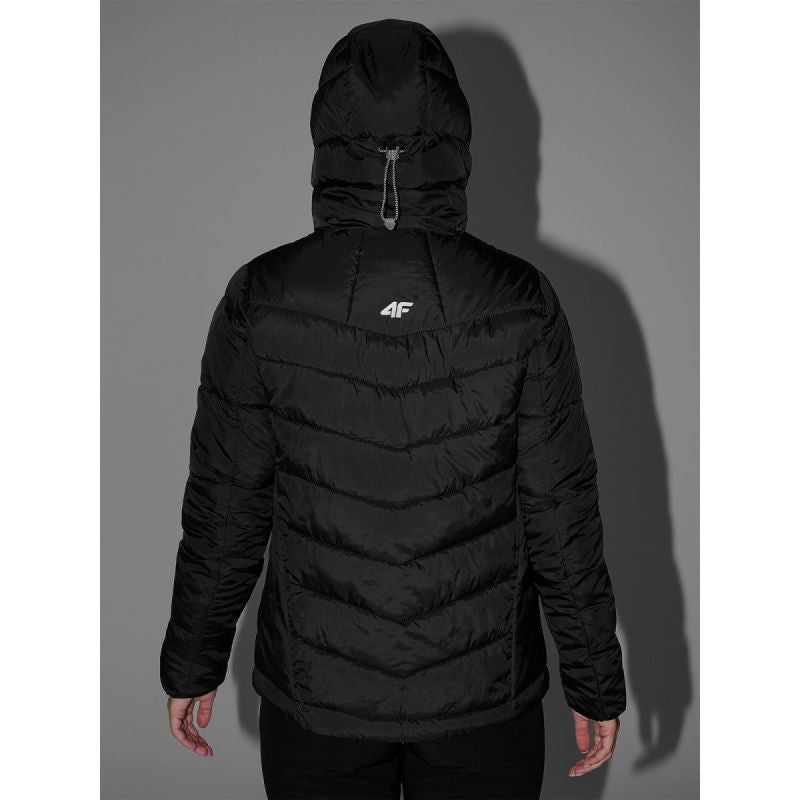 Women's down trekking with Primaloft Silver filling szürke női kabát 4FRAW25TDJAF0792-20S