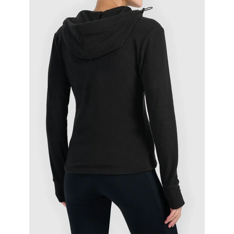 4F Women's fleece with hood női dzseki 4FWMM00TFLEF468-20S