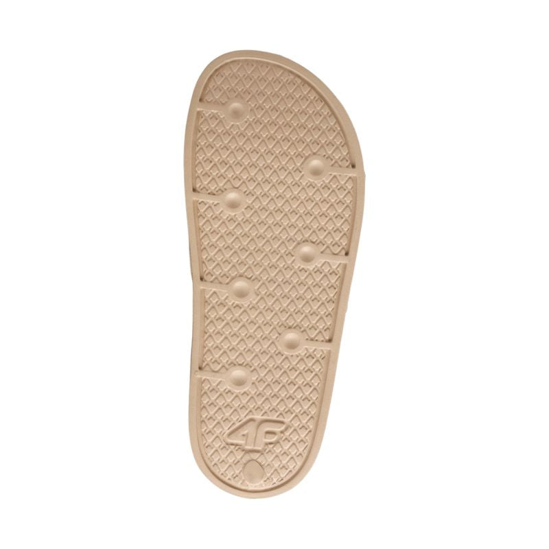 4F Women's flip-flops F036 beige 83S bézs női papucs 4FWSS26FSLIF03683S