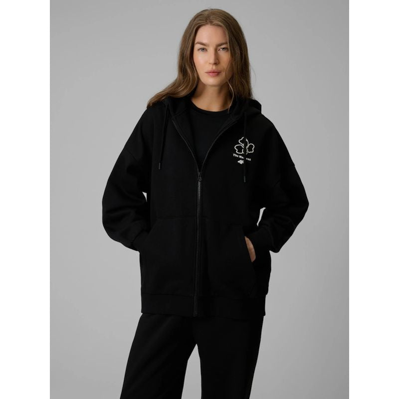 4F Women's loose sweatshirt with hood női pulóver