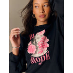 Women's loose sweatshirt without hood 4F női