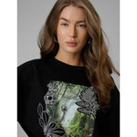 4F Women's loose sweatshirt without hood női 4FRSS26TSWSF2837-20S