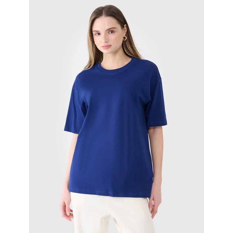 4f Women's oversize plain T-shirt női Póló 4FRSS25TTSHF2694-31S