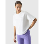 Women's oversize printed T-shirt 4F női póló 4FRSS24TTSHF2089-11S