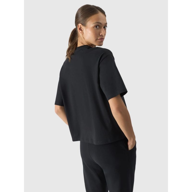 Women's oversize printed T-shirt 4F női póló 4FRSS24TTSHF2089-20S