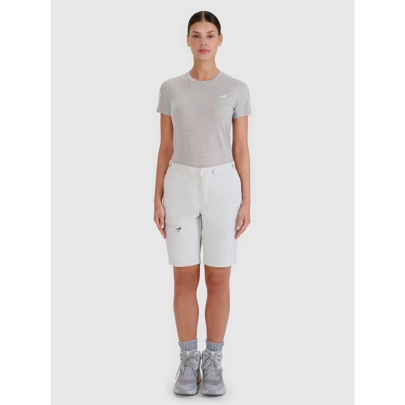 Women's quick-drying trekking shorts 4F 4FWSS25TFSHF0954-27S női rövidnadrág