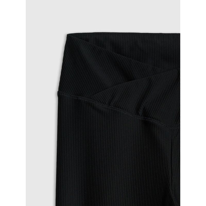 4F Women's ribbed knit leggings kötött sapka