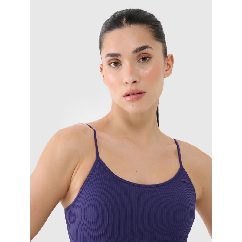 4f Women's Seamless Low Support Training Bra Edzőruházat női 4FWSS25USBAF151-30S