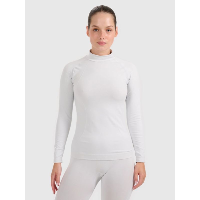 4f Women's seamless thermal underwear (top) női 4FWAW25USEAF216-27S