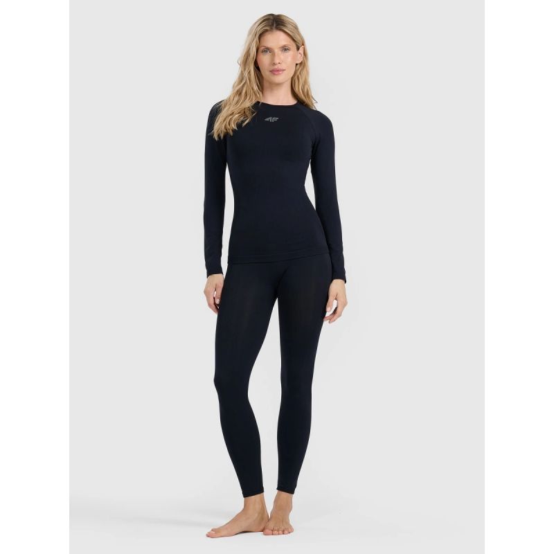 4f Women's seamless thermal underwear (top) női 4FWAW25USEAF220-20S