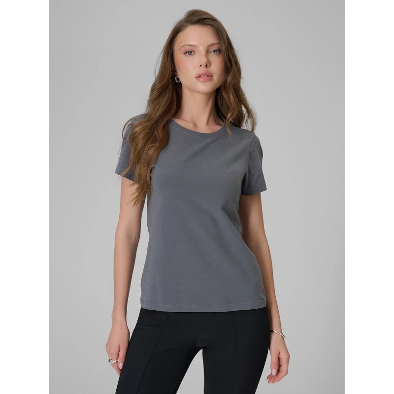 4F Women's slim plain T-shirt női póló