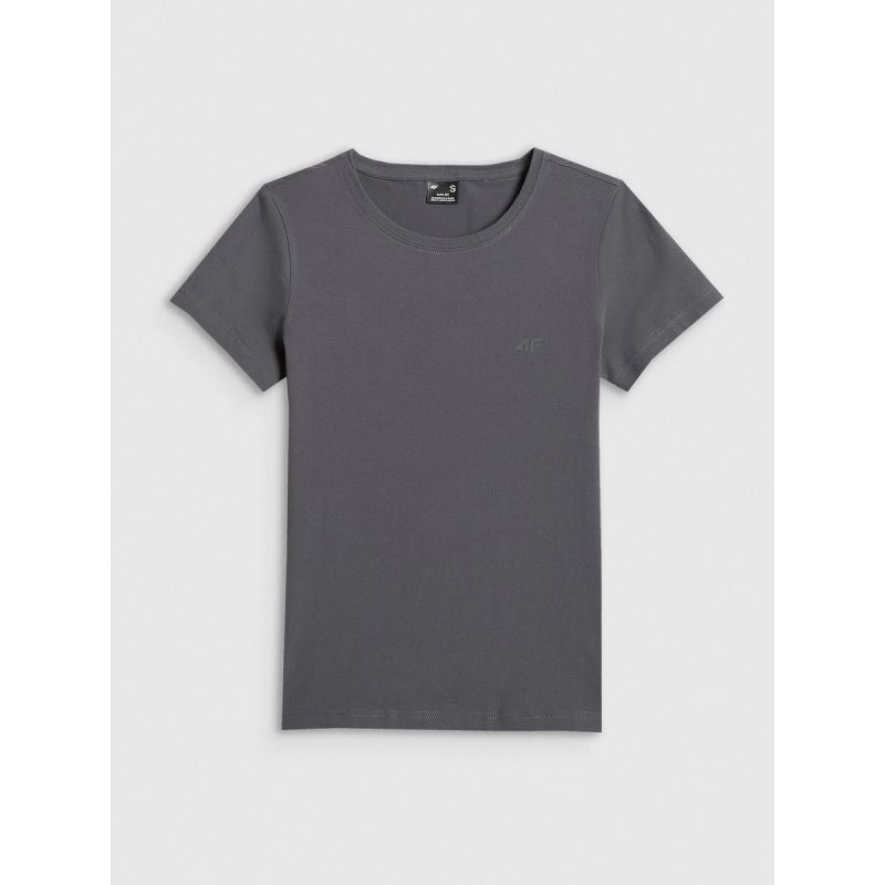 4F Women's slim plain T-shirt női póló