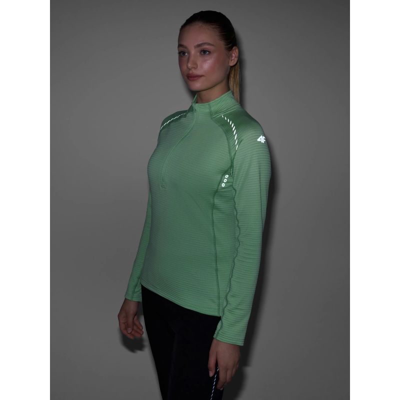 4F Women's slim quick-drying training sweatshirt női pulóver 4FWAW24TFSWF411-41S