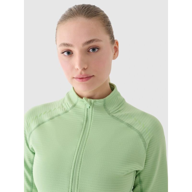 4F Women's slim quick-drying training sweatshirt női pulóver 4FWAW24TFSWF411-41S