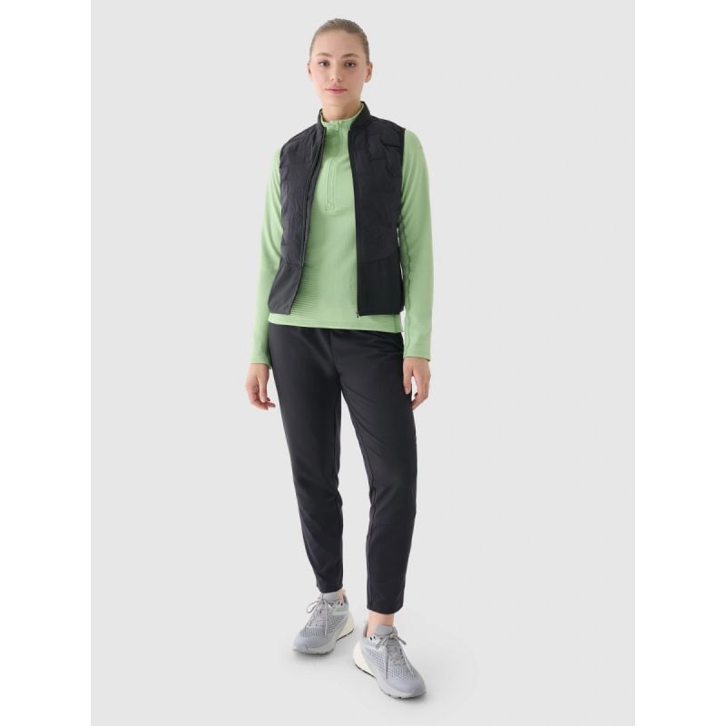 4F Women's slim quick-drying training sweatshirt női pulóver 4FWAW24TFSWF411-41S