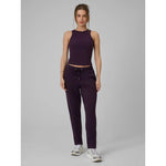 4F Women's slim ribbed knit top kötött sapka