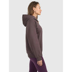 4F Women's sweatshirt with hood, open, női pulóver