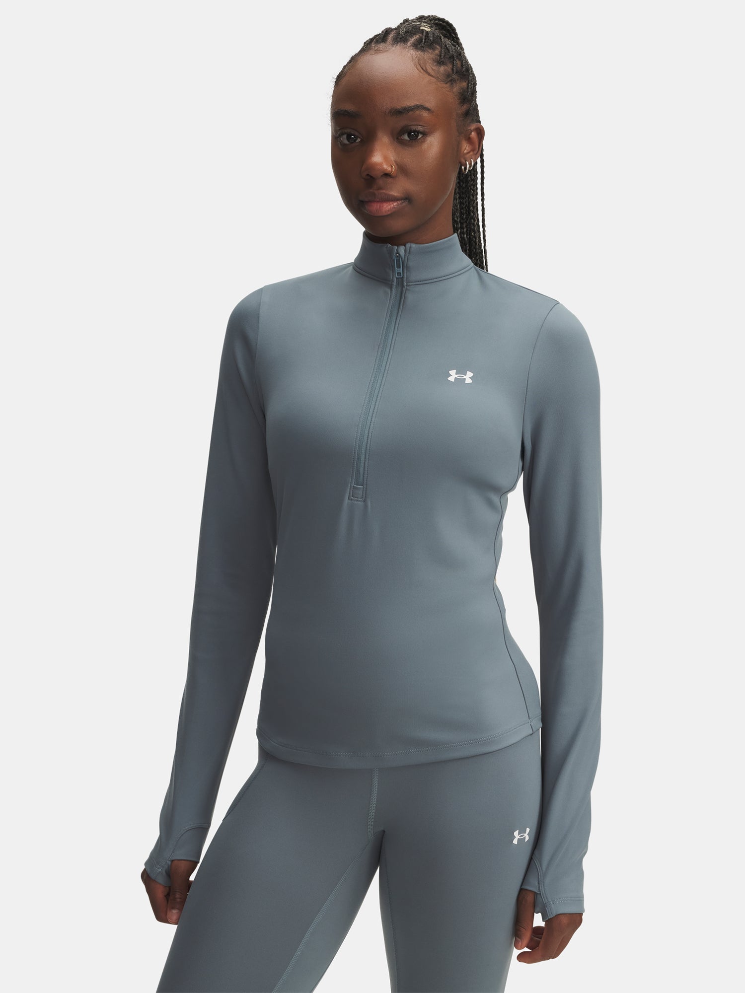 Under Armour Nõi póló Motion 1/2 Zip EMEA-BLU Hosszú ujjú póló