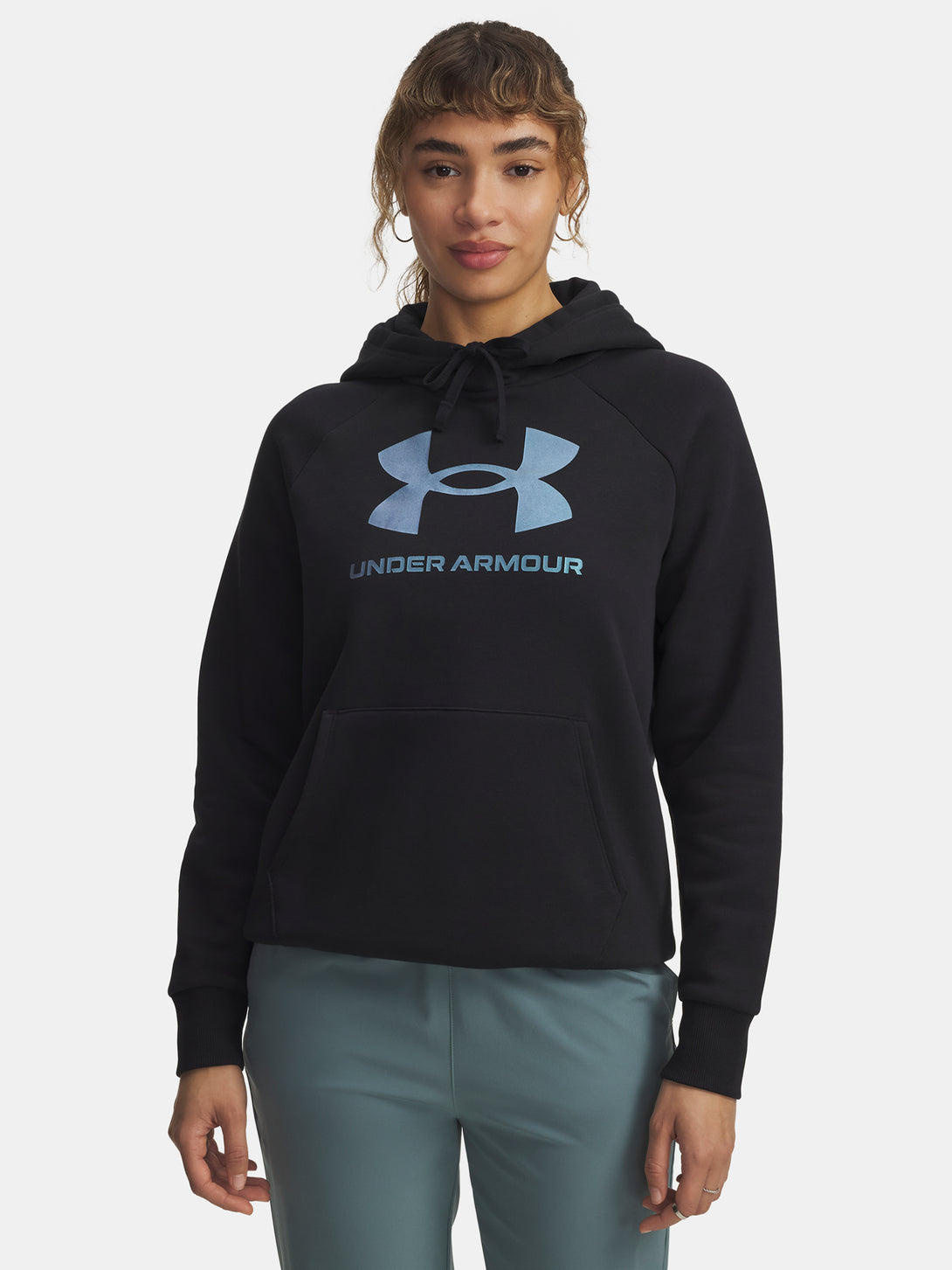 Under Armour Nõi pulóver UA Rival Flc Shimmer Hdy-BLK Pulóver
