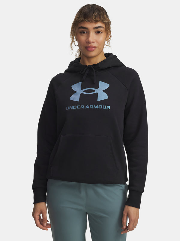 Under Armour Nõi pulóver UA Rival Flc Shimmer Hdy-BLK Pulóver