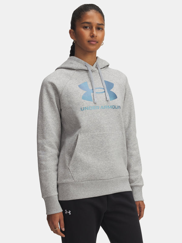 Under Armour Nõi pulóver UA Rival Flc Shimmer Hdy-GRY Pulóver