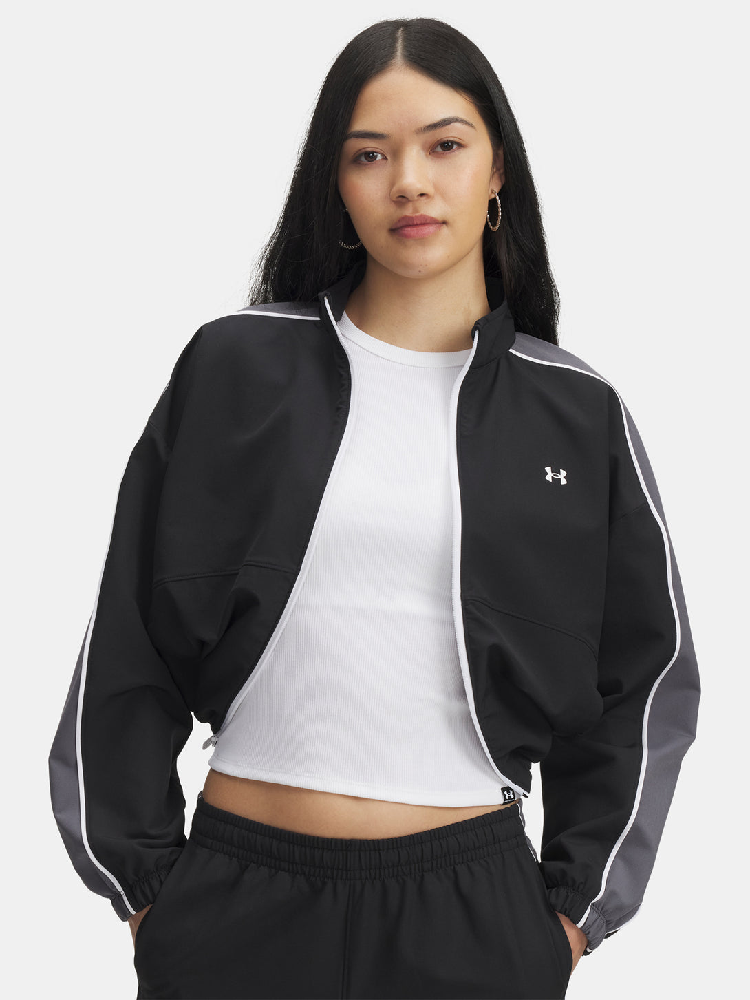 Under Armour Nõi kabát UA Rival Swoven Jacket-BLK Kabát