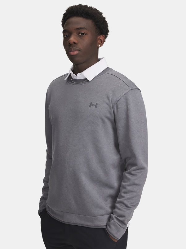 Under Armour Férfi pulóver UA M Sweater Fleece Crew-GRY Pulóver