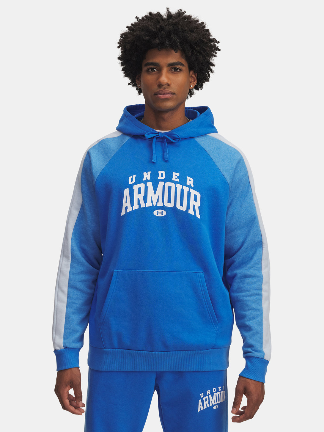 Under Armour Férfi pulóver UA Rival Flc CB Hood-BLU Pulóver