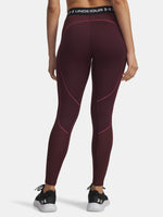Under Armour Nõi UA ColdGear Textured -RED Leggings bordó