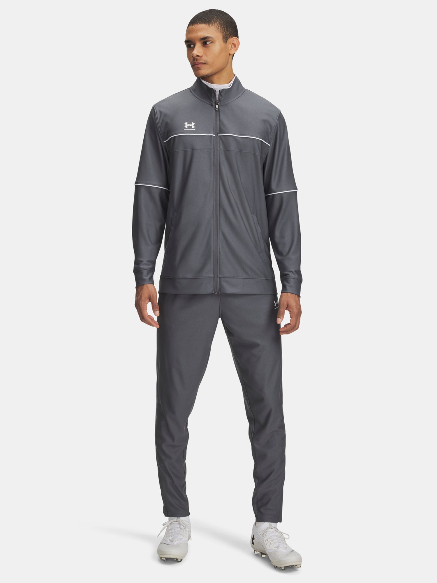 Under Armour Férfi szett UA M Challenger Tracksuit-GRY Melegítő