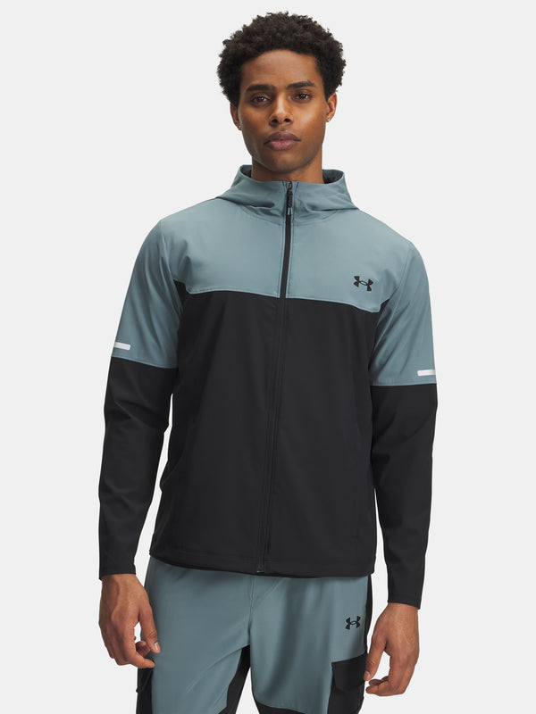 Under Armour Férfi kabát UA Tech Utility Woven Jckt-BLK Kapucnis pulóver 