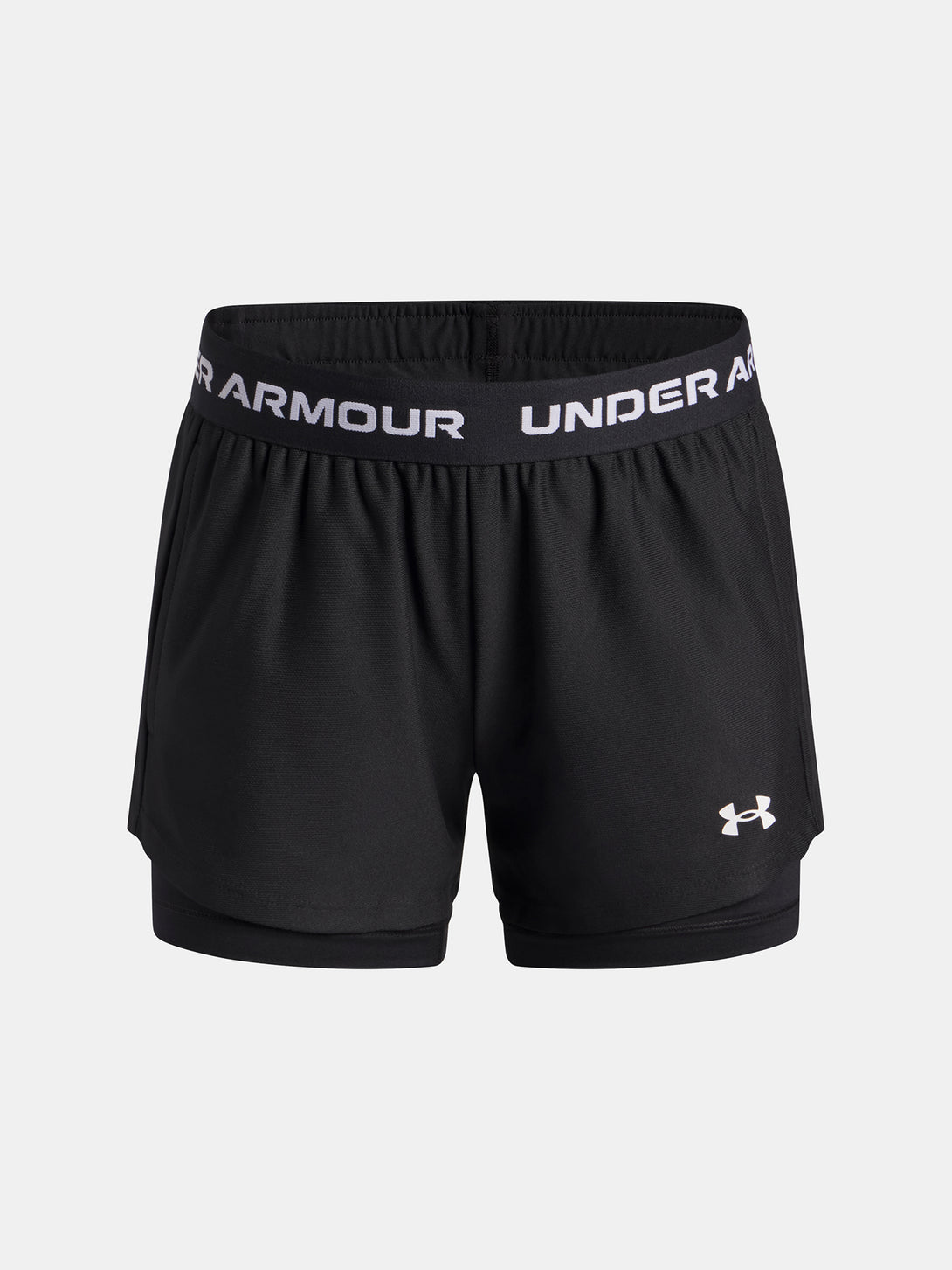 Under Armour Lány rövidnadrág UA Tech Play Up 2n1 Short-BLK Short