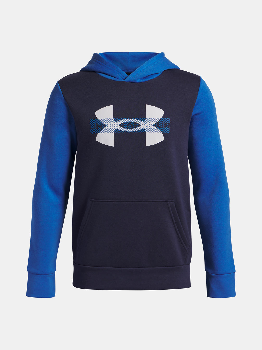 Under Armour Fiú pulóver UA Rival Flc Cblck Grphc HD-BLU Pulóver