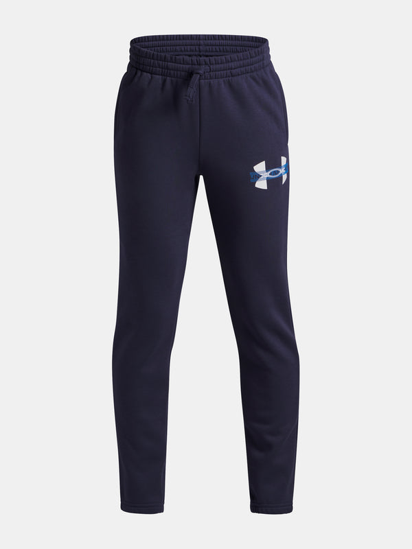 Under Armour Fiú melegítõnadrág UA Rival Flc Cblck Grphc Jgr-BLU Nadrág