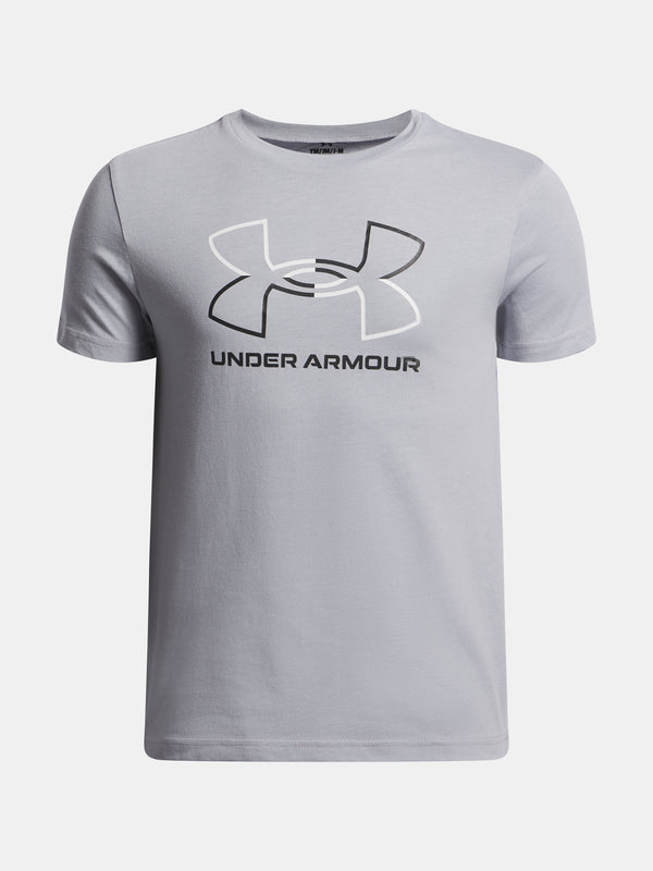 Under Armour Fiú póló UA GL FOUNDATION SS-GRY Póló