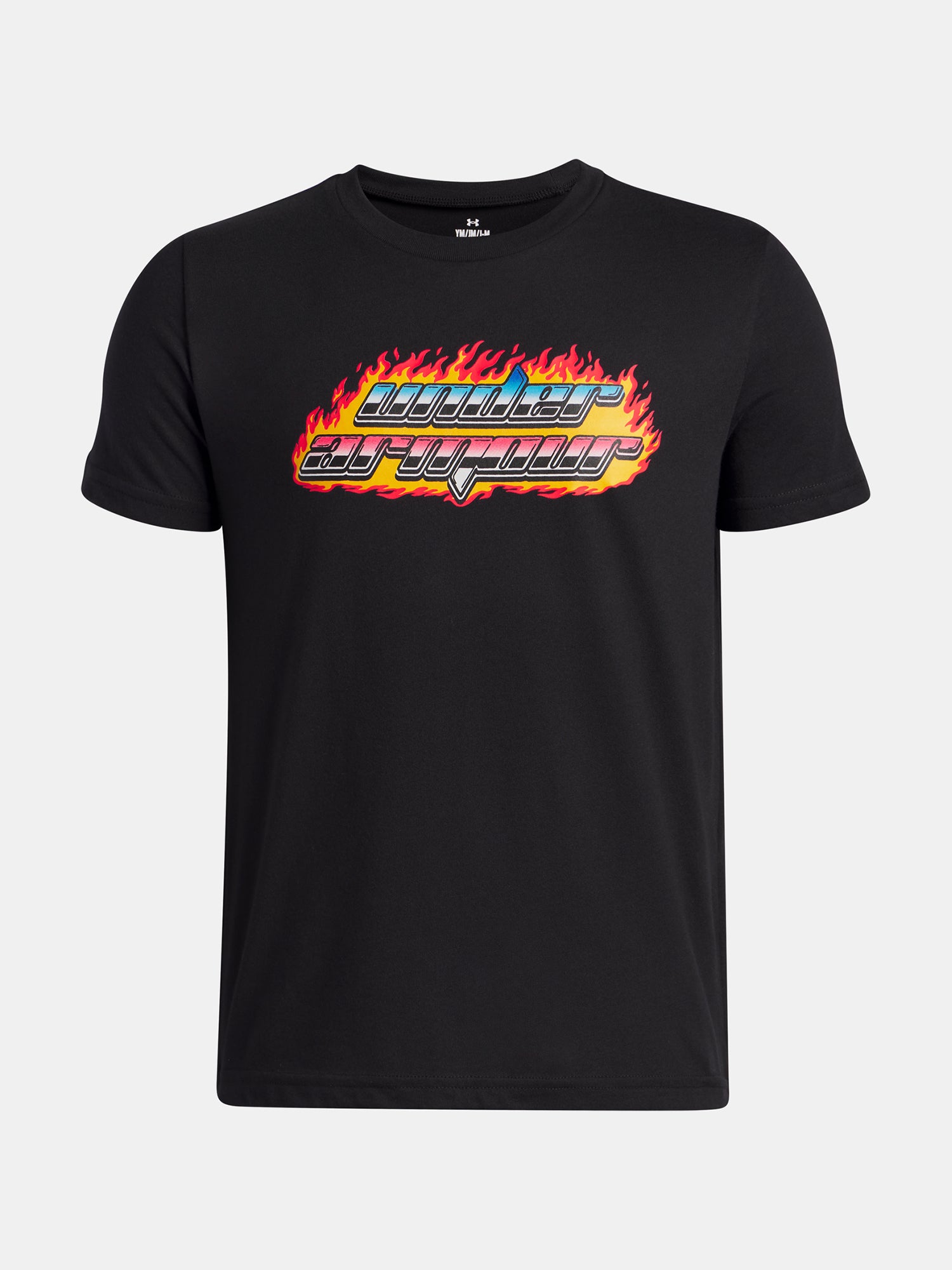 Under Armour Fiú póló UA Flame WM SS-BLK Póló