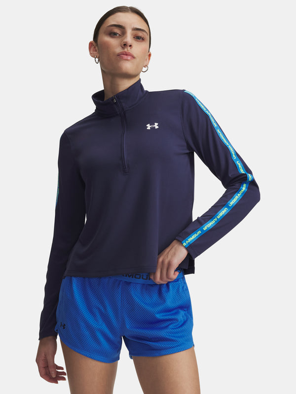 Under Armour Nõi UA Tech WM Tape Half Zip-BLU pulóver Pulóver