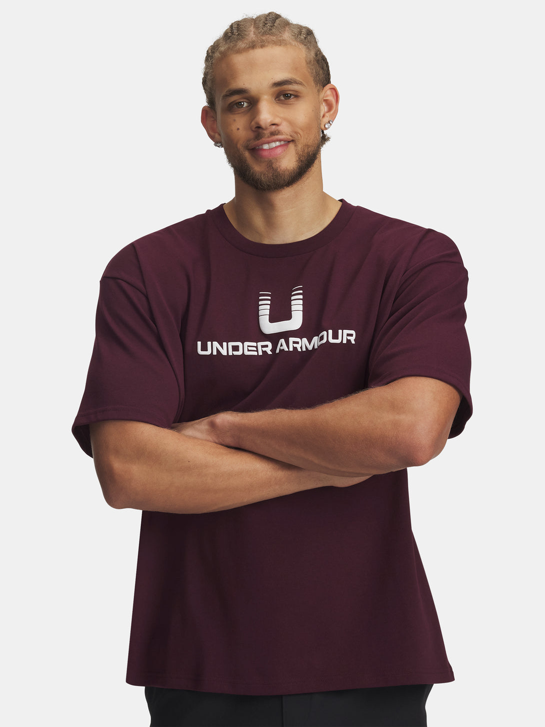 Under Armour Férfi póló UA HWT U LOGO SS-RED Póló
