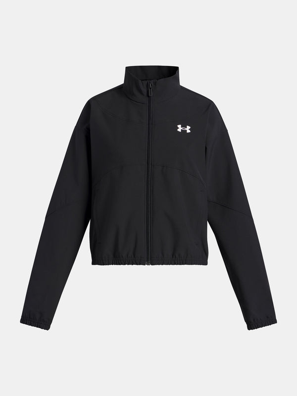 Under Armour Lány kabát UA Rival Woven Jacket-BLK Kabát