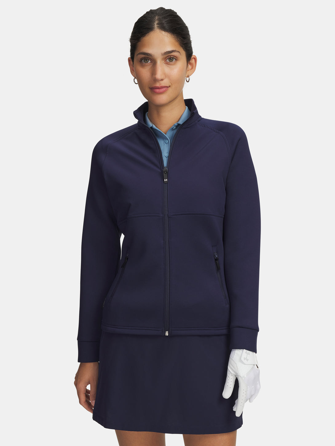 Under Armour Nõi pulóver UA Drive Pro Hybrid FZ-BLU Kapucnis pulóver 