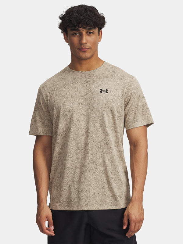 Under Armour Férfi póló UA Tech Tee Pixelate-BRN Póló