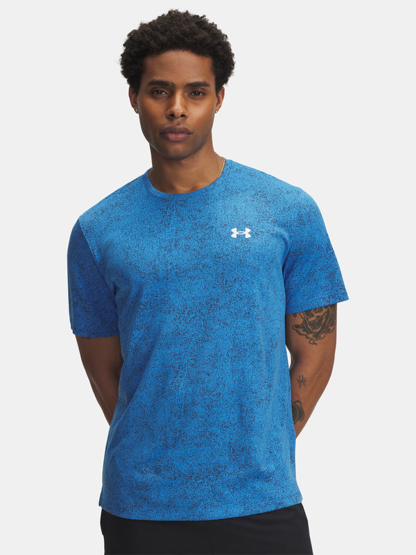 Under Armour Férfi póló UA Tech Tee Pixelate-BLU Póló